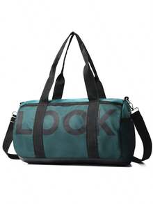 1pc Outdoor Sports Large Capacity Beach Bag, Yoga Bag,Fashionable Leisure Bag, Unisex Gym Fitness Bag, Training Bag, Lightweight Handheld Shoulder Crossbody Bag