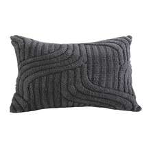 2er-Set Kunstfell Creme Weiß Kissenbezüge 45x45cm, weiches Karomuster dekorativer Boho Kissenbezug für Sofa, Couch, Bett, Wohnzimmer, Landhausstil, moderner Akzent - Schwarz - Übersicht 6