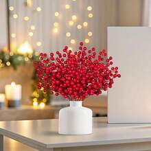 10/20/30PCS 10.23inch Artificial Pine Needles Branches, Christmas Fake Pine Needle Decorations, Fake Plants, Autumn Decorations, Winter Decorations Christmas Decorations, Birthday Gifts, Holiday Essentials, Bedroom Decorations, Room Decorations, Home Decorations