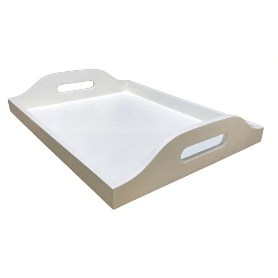 Coffee Corner Tray With Low Edge - White - View 1