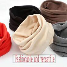 Lenço Térmico Protetor de Pescoço para Homens e Mulheres, Gola Tubular, Protetor de Pescoço, Envoltório Quente para o Pescoço, Versátil para Estudantes e Casais, Festivais, Viagens, Discotecas, Trajes de Formatura - Multicolorido - Visão 5