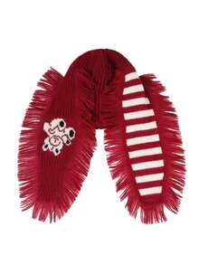 1pc Retro American Style Unisex Beanie Hat, Warm Knitted Cap With Cute Bear Ear Design, Suitable For Spring, Summer, Autumn, Winter Outdoor Activities, Daily Wear, Shopping Etc.