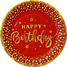 Hb Rojo Confeti Oro