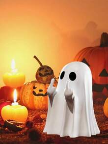 Weird And Cute Halloween Ghost Anime Pen Holder, Halloween Decoration,Resin Ghost Pen Holder, Playful Desktop Storage Holiday Decoration Supplies, No Electricity Holiday Decoration/Gift (Finely Crafted), Ghost Pen Holder, Cute Small Decoration Resin Decoration For Home Office Desk, Halloween Gift Creative Gift Holiday Gift First Choice, Anime Style Halloween Ghost Pen Holder -, Creative Desktop Storage Decoration,Halloween Decoration