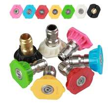 5-Piece High-Pressure Washer Nozzle Set – Quick Connect 1/4" Spray Tips (0°-40°) For Cars/Decks/Fences | Color-Coded For Easy Selection , Garden Hose Washers - Replacement Sprayer Nozzle Tips For Pressure Washers(Fall 2025 Upgraded) - Multicolor - View 4