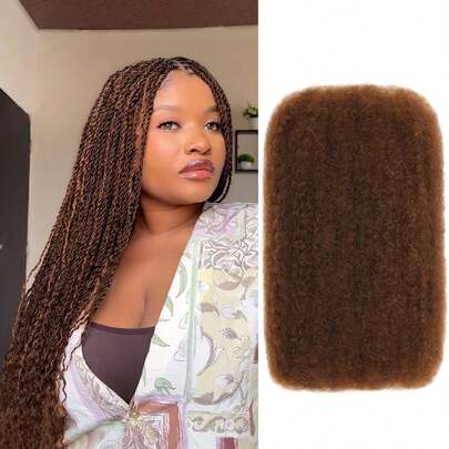 CEXXY Extensiones de cabello humano 100 % humano a granel, rizado y afro para trenzar, 50 g/paquete, para trenzar, giros, rastas, crochet y microtrenzas, cabello afro negro natural a granel para mujeres, cabello humano real suave, sin orillo, resistente al calor y teñible, textura realista, suave y elástico, ideal para estudiantes y peinado resistente al calor.