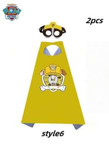 Paw Patrol Paw Patrol Paw Patrol Cape For Kids, Party Favors Double-Layer Superhero Cape, Birthday Decorations The Best Festive Gift For Good Friends, Party Atmosphere Decoration, Perfect Party Decoration, Home Decoration Ornaments, Perfect Room Decoration, Christmas, Valentine's Day Gift, Ideal Gift For Friends On Birthday Celebrations, Souvenir,