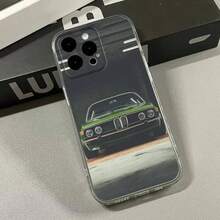 Car B-BMW E20 E30 E36 Phone Case Compatible With  16,15,14,13,12,11 Plus, Pro, Max, XR, XS, X, 7, 8 SE, Mini Transparent Silicone Soft Cover Compatible With  17 Pro Case,  17 Pro Max Case,  17 Case,  16 Pro Case - Z3 - 查看 11