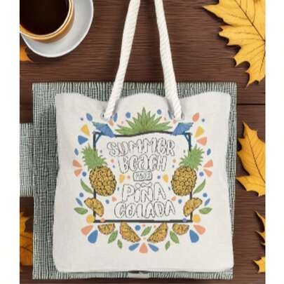 This Summer's Must-Have Bag! – Rope Handle Shoulder Bag | 40x40 Cm | Made In Turkey