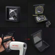 20 piezas Estuche de exhibición de joyas de plástico - Ideal para monedas, relojes, pequeñas colecciones - No requiere energía - Caja de almacenamiento y exhibición clara para el hogar y minoristas - Organizador de exhibición duradero