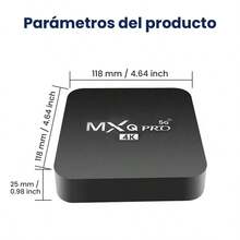 Android Quad Core Smart Media Player 2.4GHz/5GHz WiFi 1G Ram+8G Rom - Black - View 6