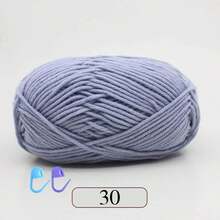 1 Pack 50g Soft Knitting Yarn Set, 5-Ply Commonly Used Crochet Yarn, Suitable For Crocheting Sweaters, Hats, Crafts, Decorations, Approx. 50g/Pc (Random Color Accessories)