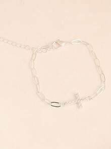 1入組女性流行十字吊墜手鏈適用於每天穿戴 - 彩色 - 查看 6