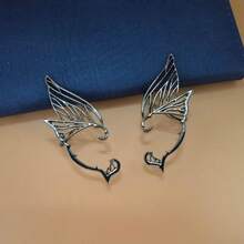Butterfly Elf Stud Earrings Personalized  Design Metal Ear Hanging Sweet Cool Babes New Retro Earrings