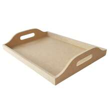 Low Edge Coffee Corner Tray - Unpainted - View 7