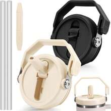 1 Nắp cốc 40 Oz có tay cầm Nắp ống hút lật phù hợp cho cốc 40oz, chống bắn nước, chống rò rỉ, nắp ống hút chống tràn thay thế, nắp cốc có thể tái sử dụng có tay cầm Nắp cốc - Nhiều màu - Xem 10