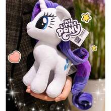Hasbro Hasbro 我的小马驹 30 厘米毛绒玩具，官方正品暮光闪闪萍琪派小蝶彩虹冲刺毛绒玩具，适合女孩的柔软可拥抱毛绒玩具，适合女孩的理想生日假期可爱礼物 - 稀有度 - 查看 6