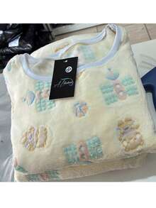 Printed Soft Fleece Complete Pajamas SHIPPING RANDOMLY ACCORDING TO STOCK AVAILABILITY - Random - View 6