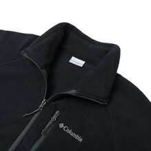 Columbia Chaqueta de forro polar con cremallera completa Fast Trek™ II, deportes al aire libre de ciudad para hombres - Negro - Ver 3