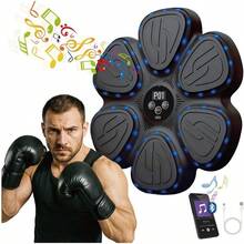 1pc Bluetooth Smart Boxing Training Equipment, 9 Speeds 30 Steps Volume Control, Wall-Mounted, Suitable For Home, Office And Gym Punching Bag Gift