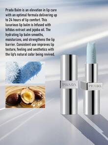 PRADA Classic Lip Balm #U001 Unpredictable Blue 3.8g | Hydrating Luxury Lip Balm With A Modern, Couture Twist | Unique Blue-Tinted Formula That Enhances Natural Lip Tone | Smooth, Lightweight Texture For All-Day Comfort And Moisture | Infused With Nourishing Ingredients For Soft, Supple Lips