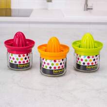 Juicer Extractor Orange Lemon Fruit Juice Squeezer Cup Fruit Juice Extractor - Pink 425ml - View 3
