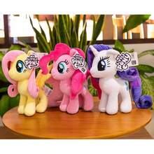 Hasbro Hasbro 我的小马驹 30 厘米毛绒玩具，官方正品暮光闪闪萍琪派小蝶彩虹冲刺毛绒玩具，适合女孩的柔软可拥抱毛绒玩具，适合女孩的理想生日假期可爱礼物 - 稀有度 - 查看 7