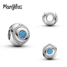 Manyilus Manyilus Original 925 Sterling Silber: Fatimas Augen Charm, Fatimas Hand Charm Serie, bunter Einhorn Charm Anhänger, Roségold Herz "MOM" Charm Anhänger, glänzender Schmetterling Charm Anhänger, grüner Libellen Charm. Geeignet für Armbänder, Armreifen und Halsketten, sie sind ausgezeichnete Geschenke für Familie und Freunde, sowohl für Männer als auch Frauen geeignet - ideal als DIY Schmuckgeschenke.