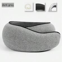 1pc Travel Neck Pillow – Memory Foam U-Shaped, Snail Style, Adjustable & Soft, Portable Neck Support For Travel, Noon Break & Sleep