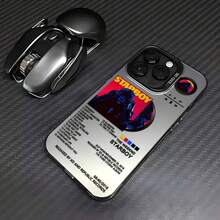 Diseño de póster del último álbum de los artistas de masculinosás destacados del mundo, compatible con fundas de teléfono para 16, 15, 14, 13, 12, 11 Pro, X, XR, XS, 8, Plus, con un acabado mate resistente a los golpes.17, 17 Proáx. - Negro - Ver 2