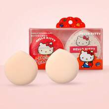 Miniso 2pcs  Extra Large Soft Makeup Sponge With Storage Box, Helps Apply Makeup Faster And More Evenly, Portable Storage Box Keeps Sponge Clean, Essential For Makeup Bag (1 Set) - Red - View 12