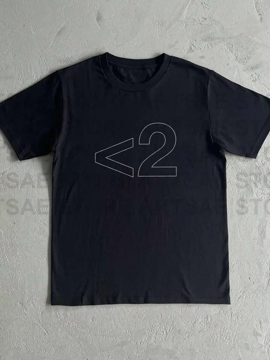 2hollis _2 Logo Tee Shirt - 2hollis Heavy Cotton Tshirt - 黑色 - 查看 1