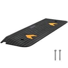 Upgraded Rubber Threshold Ramp, 1" Rise Wheelchair Ramp Doorway, Natural Curb Ramp Rated 33069 Lbs Load Capacity, Non-Slip Textured Surface Rubber Curb Ramp For Wheelchair And Scooter - Multicolor - View 8