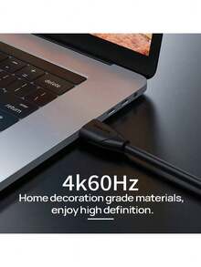 PHILIPS Kabel HDMI SWL6118D/93, jalinan tahan lama, bandwidth 18Gbps, saluran Ethernet, pengembalian audio, kompatibilitas luas, cocok untuk dinding video, sistem proyeksi, dan peralatan pengawasan - Hitam - View 3