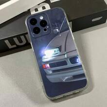 Car B-BMW E20 E30 E36 Phone Case Compatible With  16,15,14,13,12,11 Plus, Pro, Max, XR, XS, X, 7, 8 SE, Mini Transparent Silicone Soft Cover Compatible With  17 Pro Case,  17 Pro Max Case,  17 Case,  16 Pro Case - z7 - 查看 8