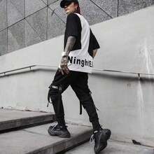 Men's Techwear Jogger Pants For Streetwear And Comfort