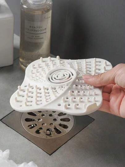 1 pezzo Nuovo coperchio per scarico in silicone versatile a forma di tornado, filtro per lavandino da cucina, cattura capelli per scarico del bagno anti-odore