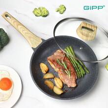 Beauty Meets Function! GIPP Luxury-Style Non-Stick Cookware Set, Elevates Your Kitchen Aesthetic, Adds Ritual To Your Cooking!(Gary) - Dark Grey - View 3
