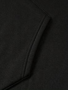 Nuevo Sudadera con Capucha Estampada para Primavera y Otoño - Negro - Ver 6