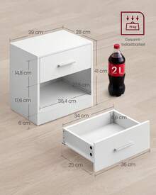 Nightstands - 白色 - 查看 3