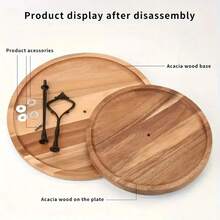 2-Tier Modern Cake Stand, Versatile Serving Tray For Appetizers, Desserts, Christmas Home Decor, Suitable For Parties, Weddings, Halloween, Easter And Other Gatherings, Autumn Decoration - Turmeric - View 9