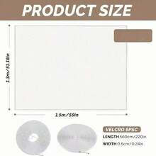 Plasă de țânțari autoadezivă pentru fereastră 1 buc, plasă invizibilă cu bandă dublu adezivă, instalare ușoară pentru uz casnic