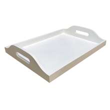 Coffee Corner Tray With Low Edge - White - View 6