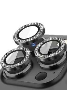 3片装相机镜头保护膜，带金属环，兼容 17/16/15/14/13/12/11 Pro Max，也适用于 11/12/13/14 Plus/14 Pro Max/15 Pro Max - 黑色 - 查看 29