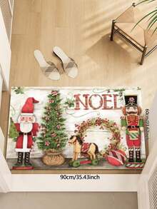 قطعة واحدة من سجادة ذات نمط فريد وراقي بمناسبة عيد الميلاد (من مادة الفلوريت الكريستالي، خفيفة الوزن ورقيقة)، مانعة للانزلاق، سهلة التنظيف والغسيل الآلي، مناسبة لاستخدامها في المطبخ، غرفة المعيشة، غرفة النوم، ديكور المنزل، سجاد طاولة القهوة، بساط الراحة، سجاد غرفة النوم، مدخل المنزل، متعددة الأنماط المطبوعة، قابلة للغسيل الآلي للمدخل، غرفة المعيشة، المطبخ، غرفة النوم، بأحجام مختلفة