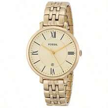 Fossil Women's Quartz Stainless Steel Three-Hand Watch Stainless Steel Case/Glass Mirror ES3434/ES3435/ES3545 - Gold - View 6