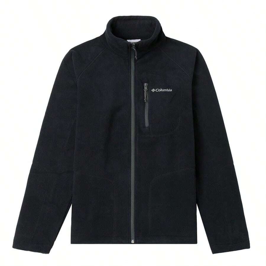 Columbia Chaqueta de forro polar con cremallera completa Fast Trek™ II, deportes al aire libre de ciudad para hombres - Negro - Ver 1