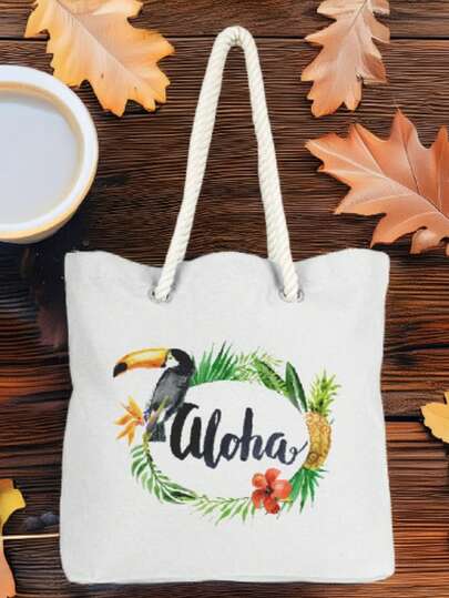 This Summer's Must-Have Bag! – Rope Handle Shoulder Bag | 40x40 Cm | Made In Turkey