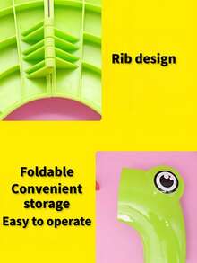 1pc Cartoon Children's Portable Foldable Travel Toilet Seat, With Anti-Slip Pad And Anti-Displacement Buckle, Suitable For Training Toilet Seat, With Toilet Ring, Foldable And Washable, Suitable For Toddler Boys And Girls - Multicolor - View 6