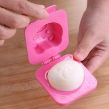 3pcs Reusable Rice Ball Mold, Egg Mold, For DIY Cooking And Bento Making, Portable Outdoor Sushi Bento Box, Picnic Lunch Box, Kitchen Tool, Kitchen Accessory - Multicolor - View 1